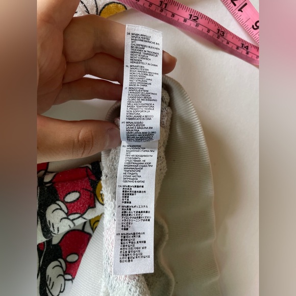 Mickey Mouse Disney Sweatshirt Med Forever 21 Old Time Mickey Mouse - Picture 10 of 16